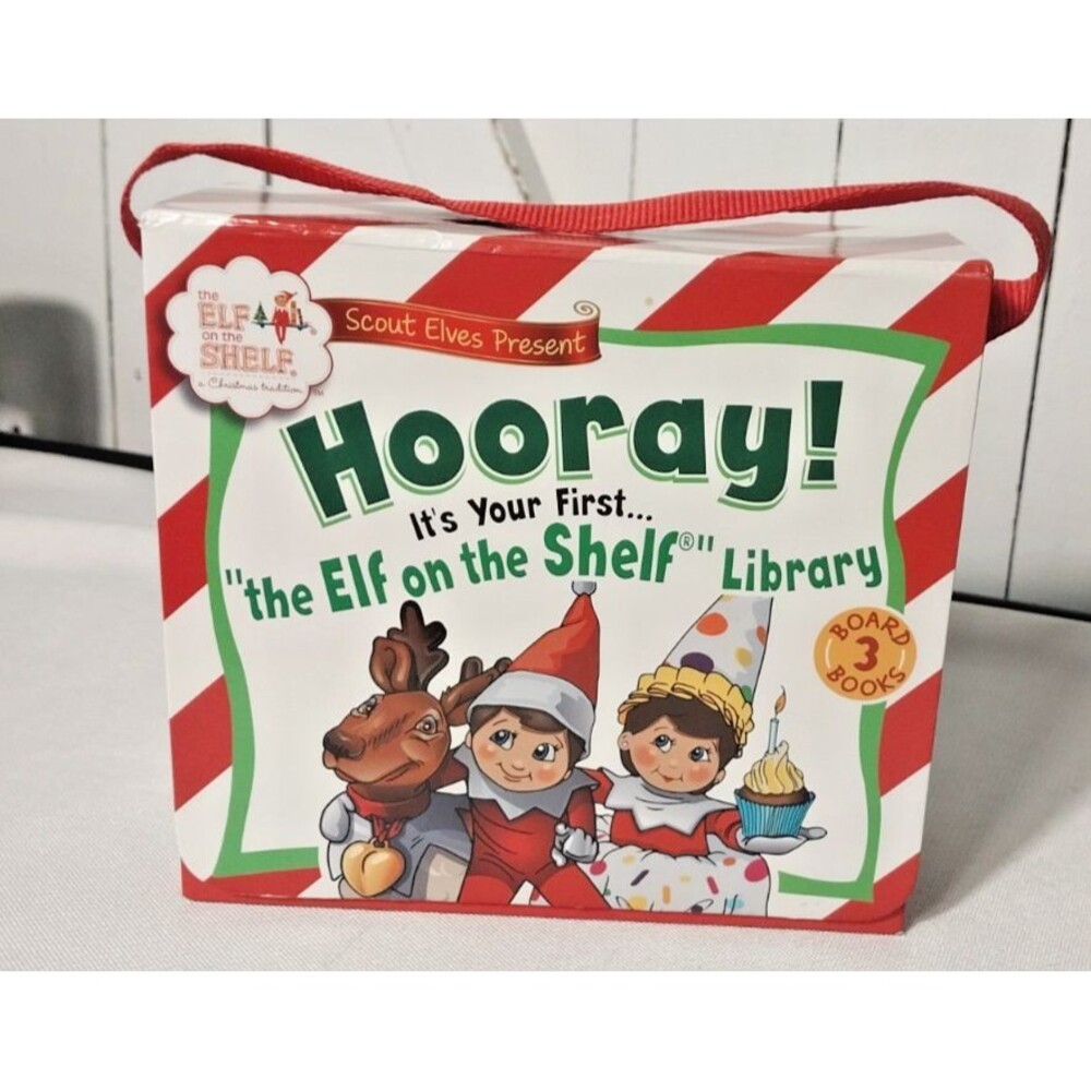 Hooray! It's Your First 'the Elf on the Shelf" Library Set of 3 Books Hardcover